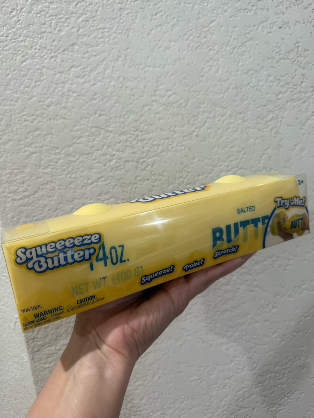 Squeeze Butter Squishy Toy. 11” Viral Sensory Fidget. New